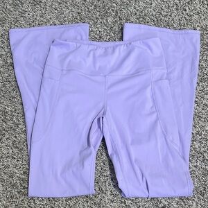 Women's Flared Lavender Leggings
